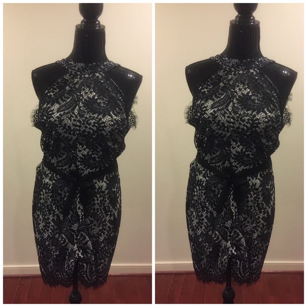 Lace shorts jumpsuit